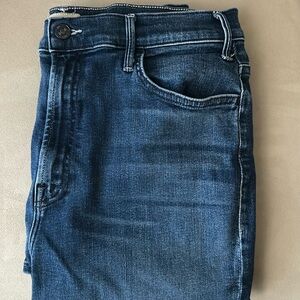 MOTHER petite lil hustler ankle jean size 33 in heirloom